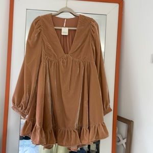 Free People Velour Dress